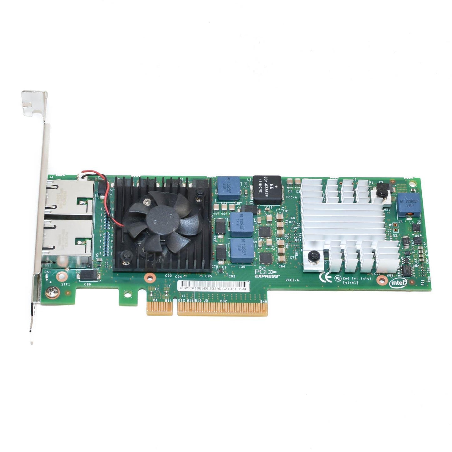 Dell JM42W Intel X520-T2 2-Port 10GbE PCIe x8 Server NIC - Bad Fan