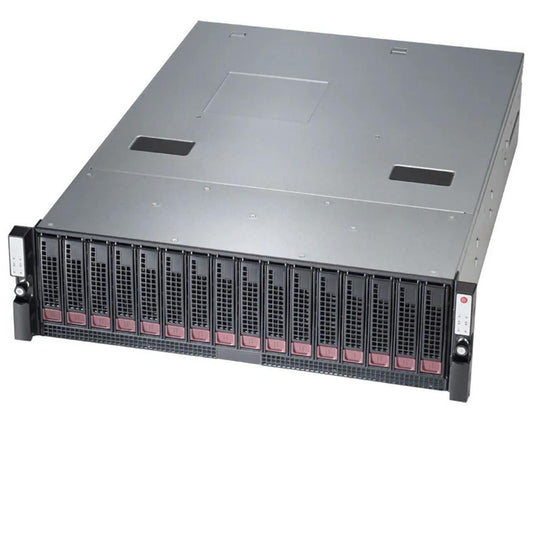 Supermicro 6038R-DE2CR16L 2x E5-2620v3 2.4GHz 16GB 3U Dual Node Storage Server