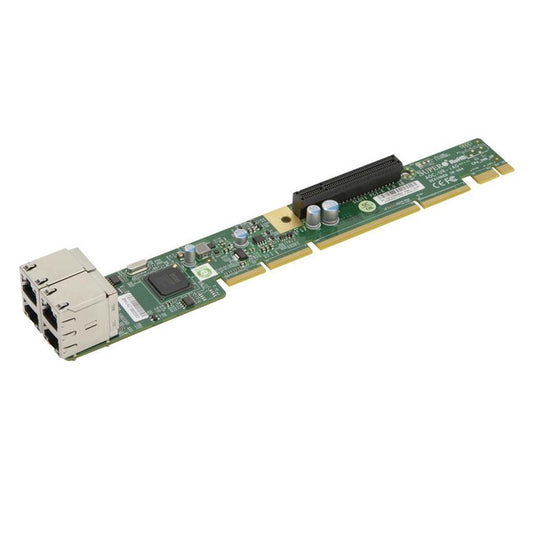 Supermicro AOC-UR-i4G 4-Port GbE RJ45 1U Ultra Riser Card, Intel i350