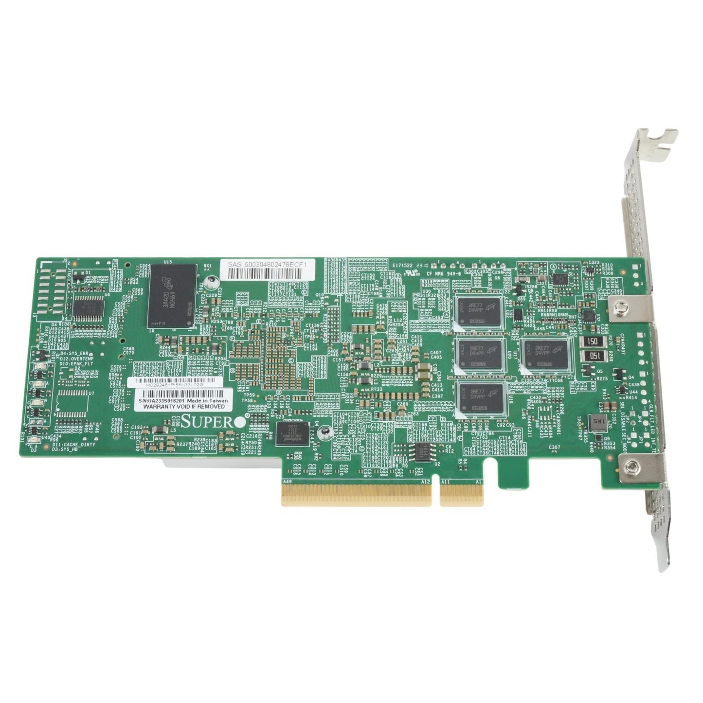 SUPERMICRO AOC-S3908L-H8IR 12Gb/s SAS PCI-E Gen 4.0 RAID Controller LFF