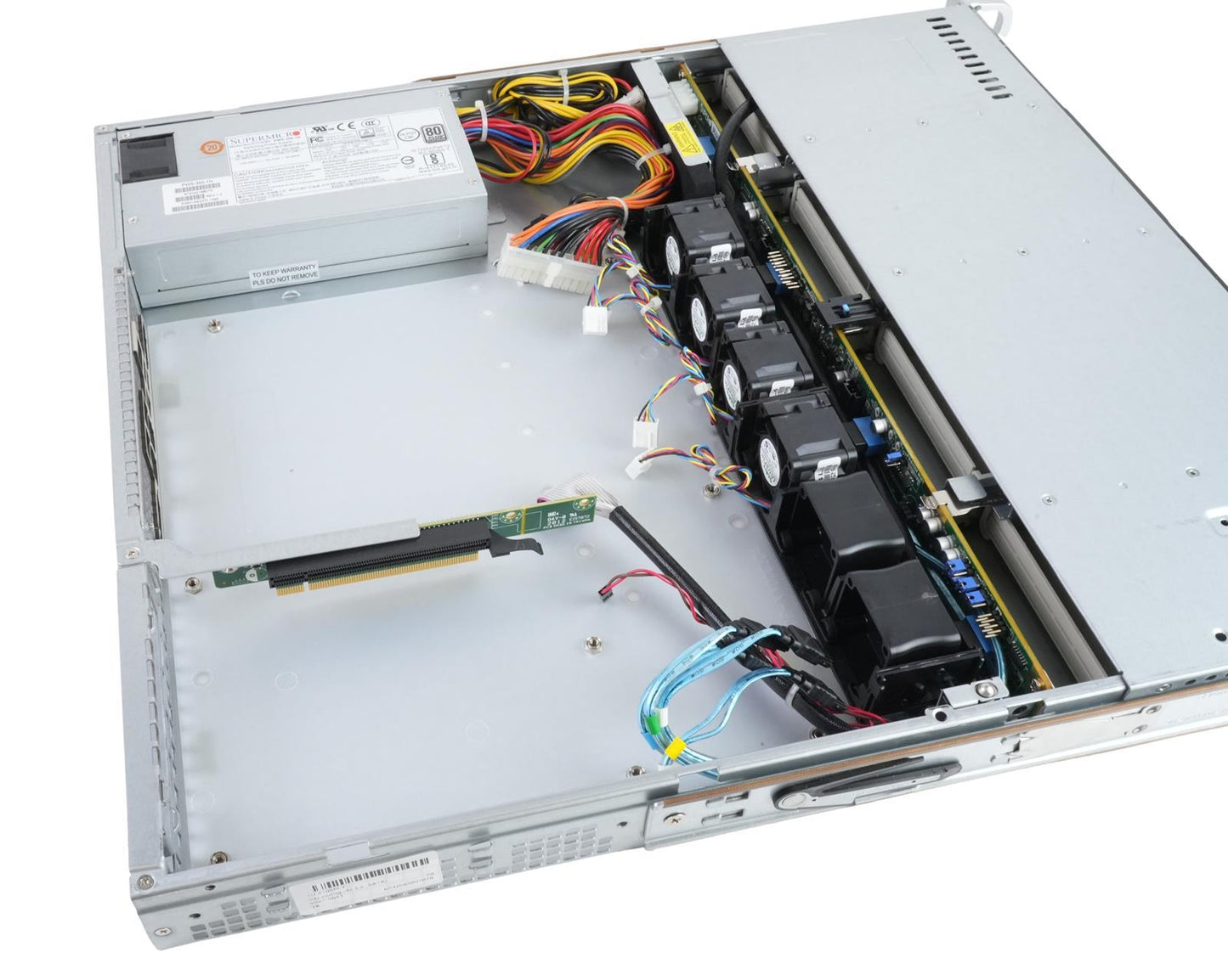 Supermicro SC813MFTQC-350CB 1U Chassis 4x 3.5-in SAS/SATA ATX 350W PSU