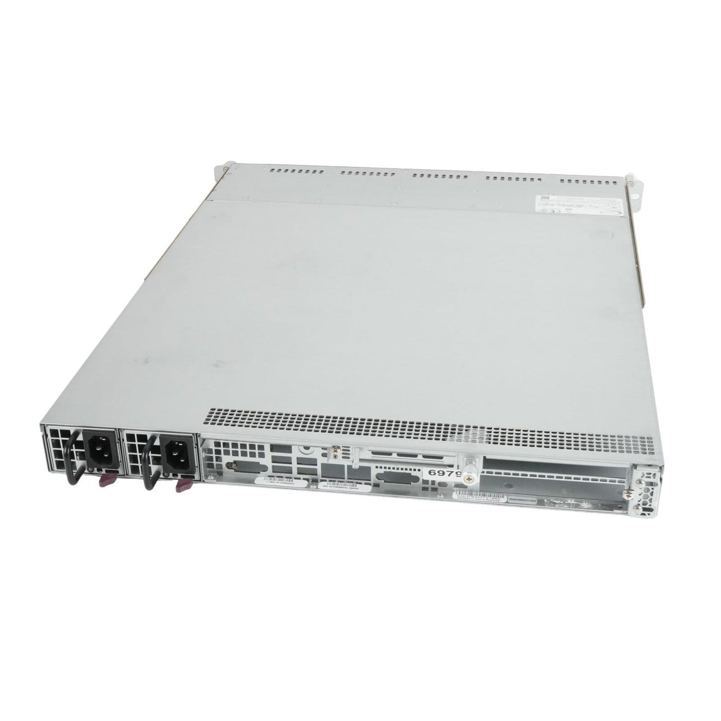 Supermicro CSE-116AC2-R504WB 1U Server Chassis, 10-Bay SFF SAS3/NVMe, 2×500W PSU