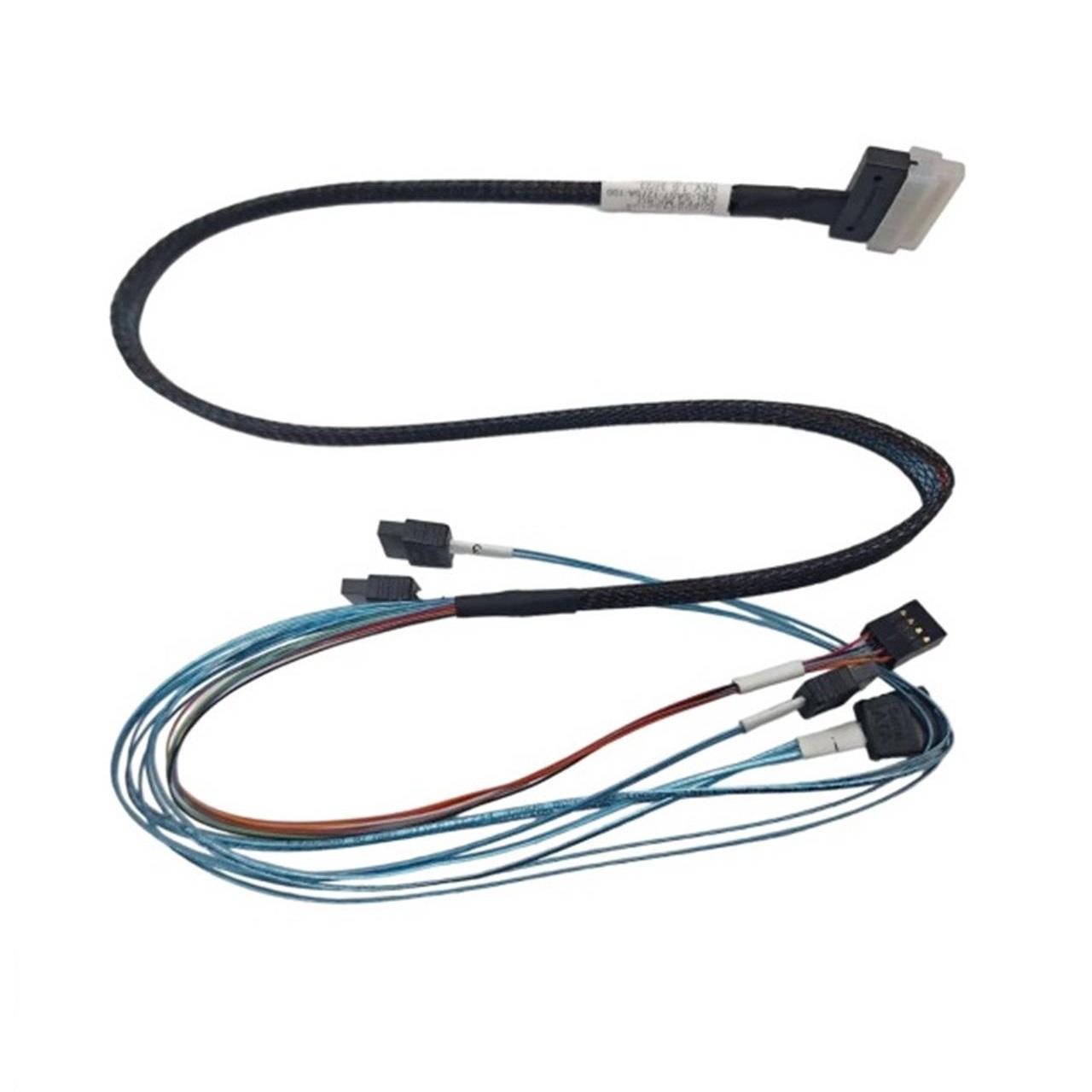 Supermicro CBL-SAST-1275A-100 Cable Slimline (STR) SAS x8 to 4 SATAs ,INT, 60CM