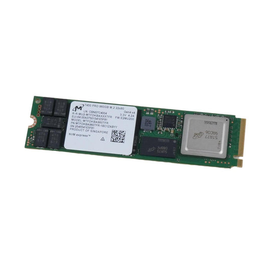 Micron 7450 PRO 960GB M.2 2280 NVMe Gen4 TLC SSD MTFDKBA960TFR-1BC1ZABYY 100%