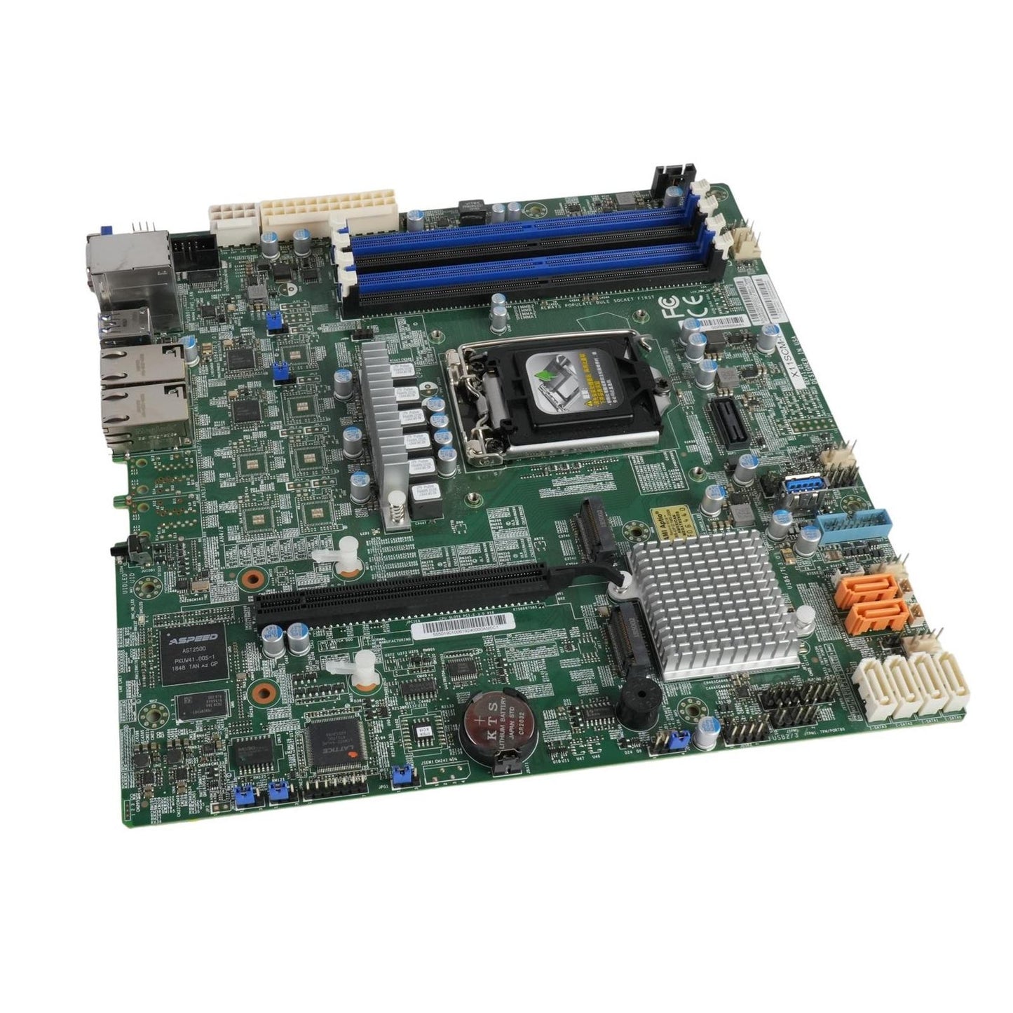 Supermicro X11SCM-F Intel C246 Xeon E3-2100/E3-2200 LGA 1151 mATX Motherboard