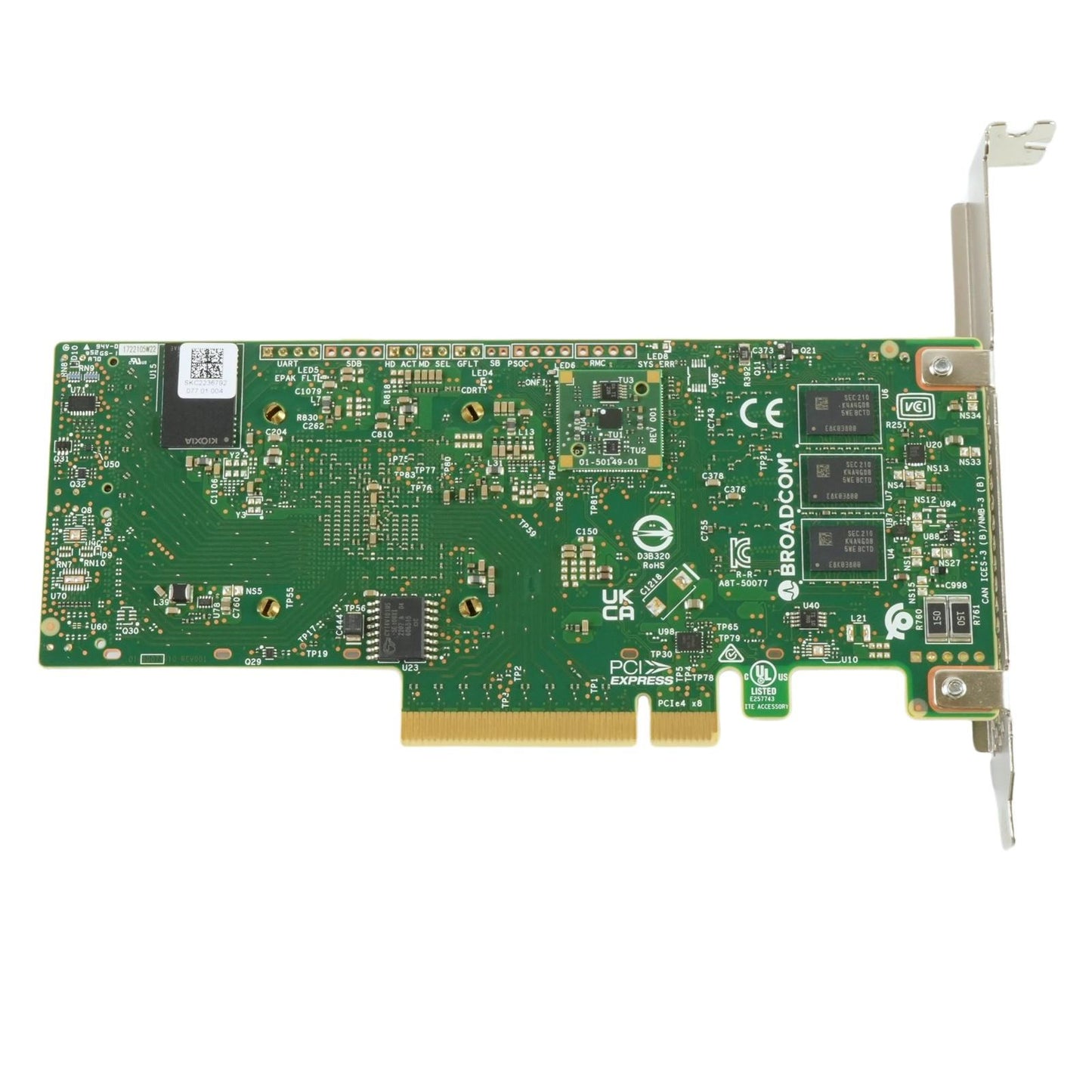 Broadcom MegaRAID 9560-8i 12G SAS/SATA 4GB NVMe Tri-Mode PCIe 4.0 x8 05-50077-01