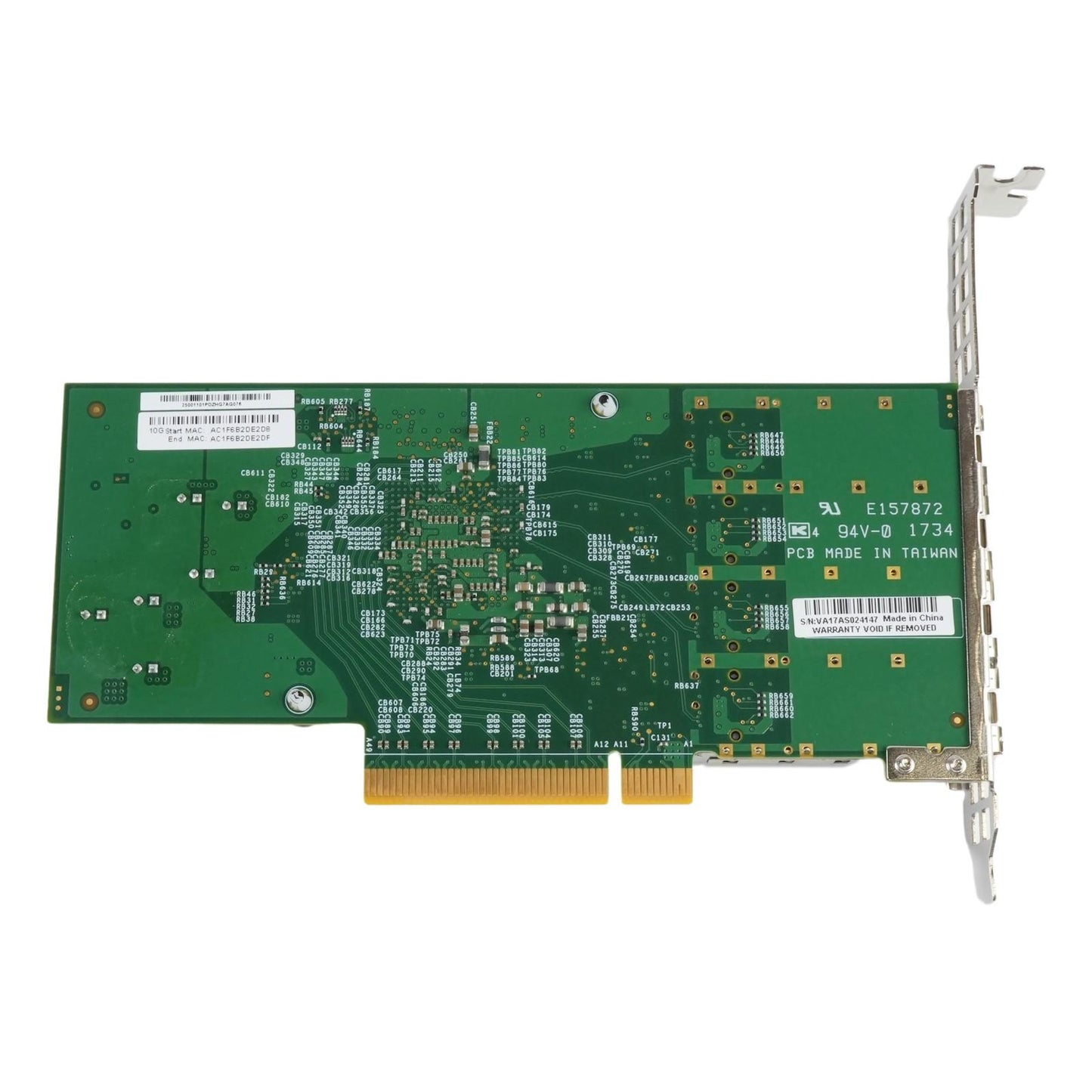 Supermicro AOC-STG-B4S 4-Port SFP+ Broadcom BCM57840S 10GbE Controller NIC
