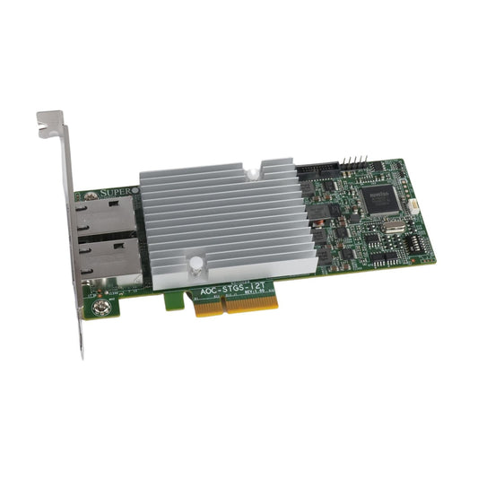 Supermicro AOC-STGS-i2T 2-Port 10 Gigabit 10GbE PCI-E 3.0 Ethernet Card