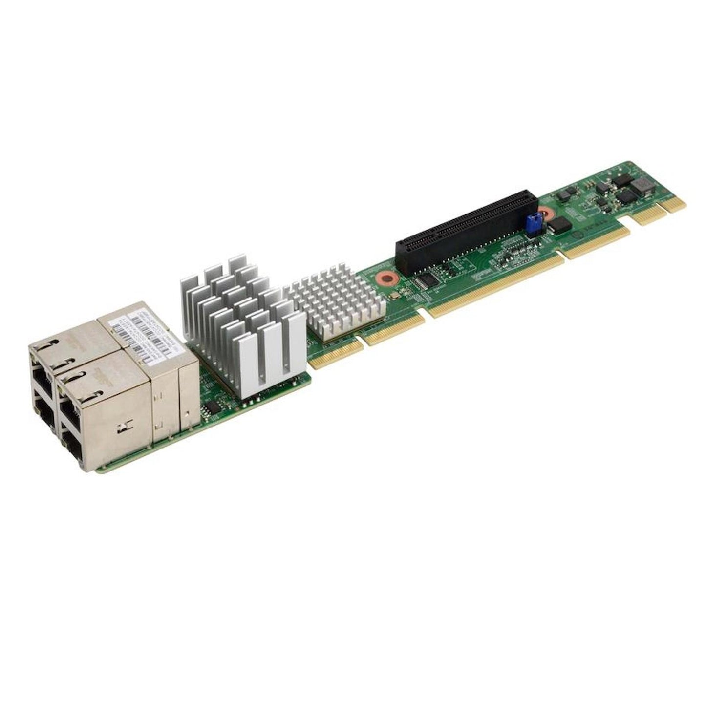 Supermicro AOC-UR-i4XTF 1U Ultra Riser with 4-port 10Gbase-T, Intel XL710 / X557