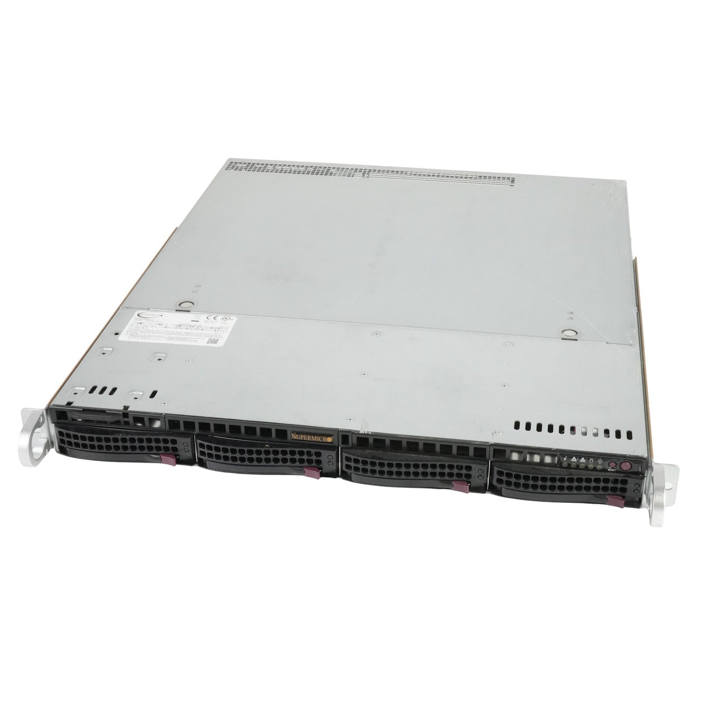 Supermicro CSE-813MF2TQC-505CB 500W PSU 4-Port HDD Backplane  1U Server Chassis