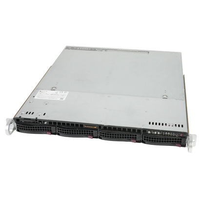 Supermicro CSE-813MF2TQC-505CB 500W PSU 4-Port HDD Backplane  1U Server Chassis