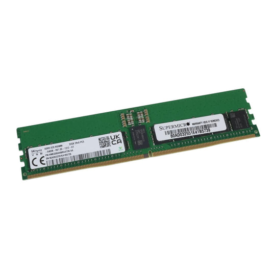 SK Hynix HMCG88AGBRA190N 32GB 2Rx8 DDR5-6400 PC5-51200 CL52 REG ECC 1.1V RDIMM