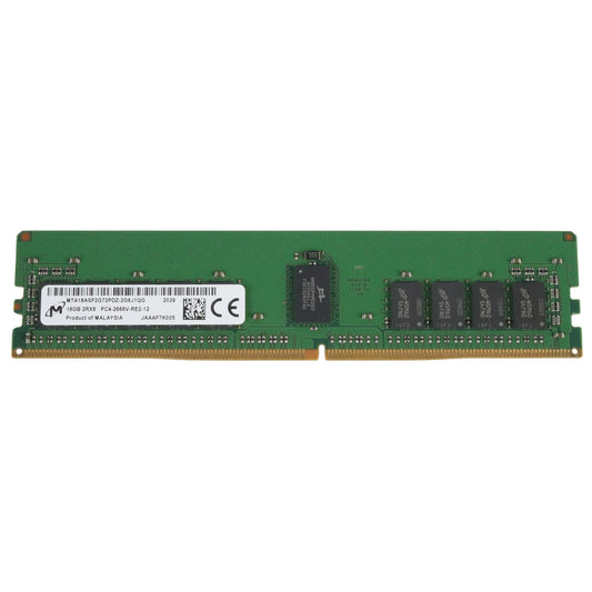 Micron 16GB 2Rx8 DDR4-2666 Reg ECC 1.2V 288-pin Server RAM MTA18ASF2G72PDZ-2G6J1