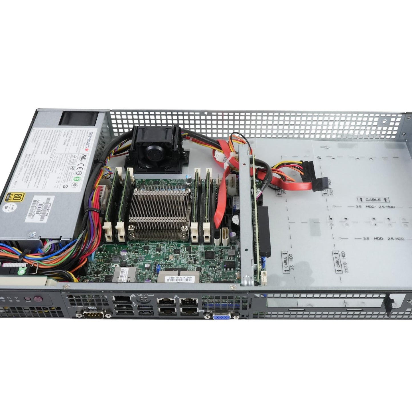 Supermicro SYS-5018A-FTN4 A1SRi-2758F Intel Atom C2758 2.4GHz 64GB 1U Server