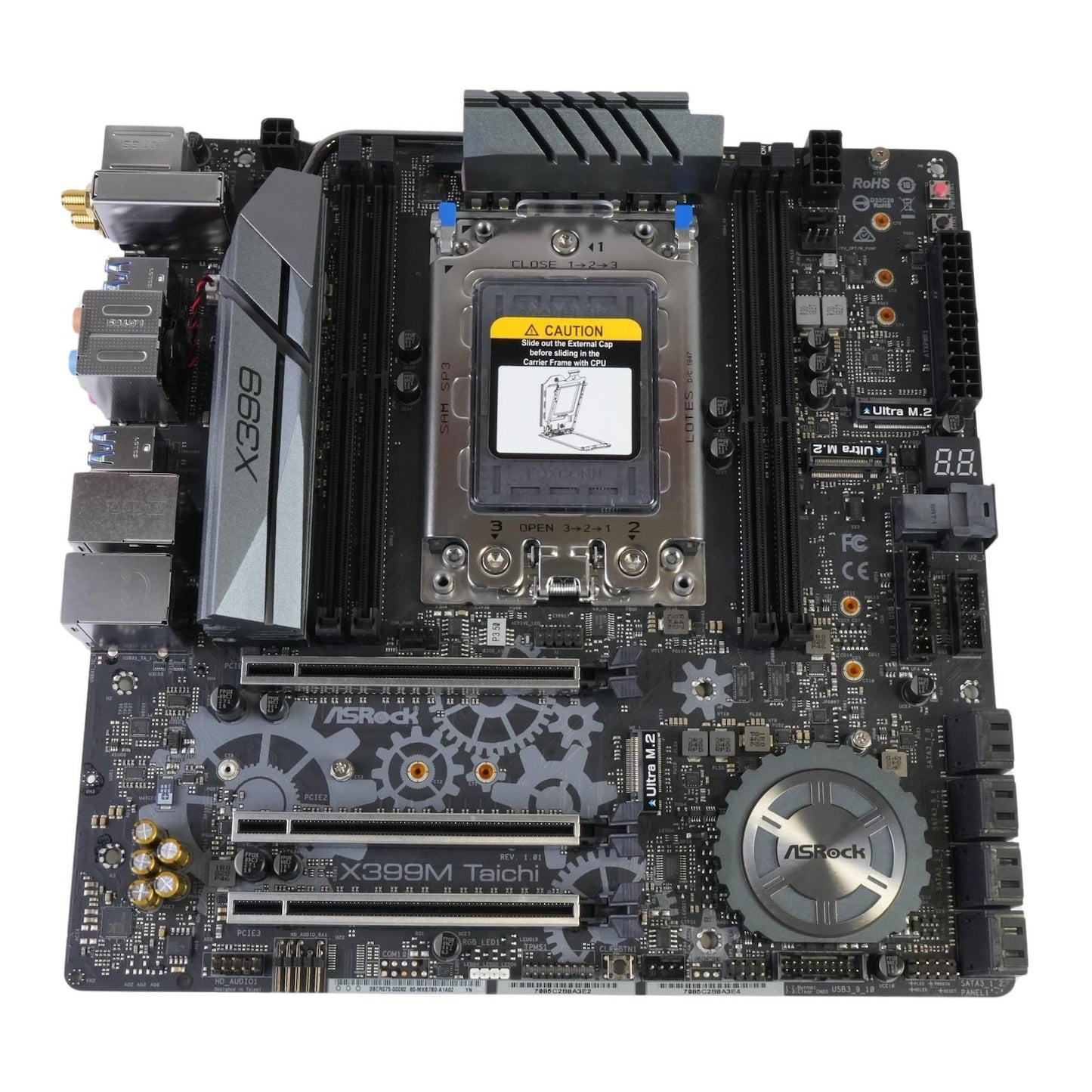 ASRock X399M Taichi Micro ATX AMD TR4 Socket Ryzen Threadripper Motherboard