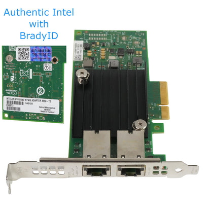 Intel X550-T2 Dual Port 10Gb/s PCIe 3.0 x4 Ethernet CNA NIC X550T2 w/Yottamark