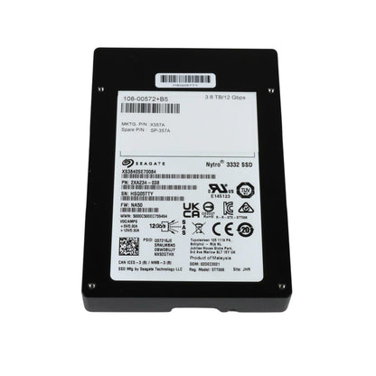 Seagate Nytro 3332 3.84TB 2.5" SAS 12Gb/s SSD XS3840SE70084 NetApp X357A 512B