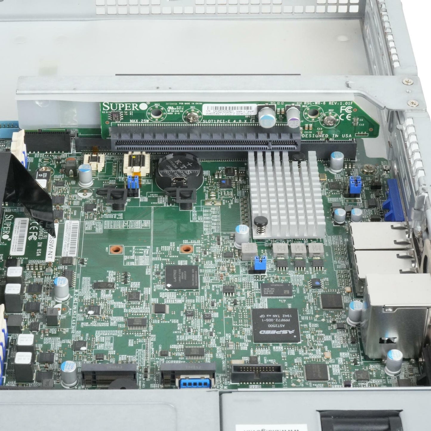 Supermicro AS-1014S-WTRT H12SSW-NT 1 Socket SP3 AMD EPYC 7003/7002 1U Server