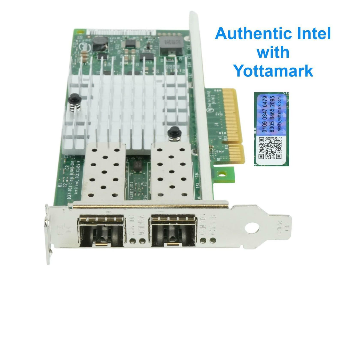 Intel E10G42BTDAG1P5 X520-DA2 10GbE 2-Port SFP+ PCIe 2.0 x8 CNA NIC LP