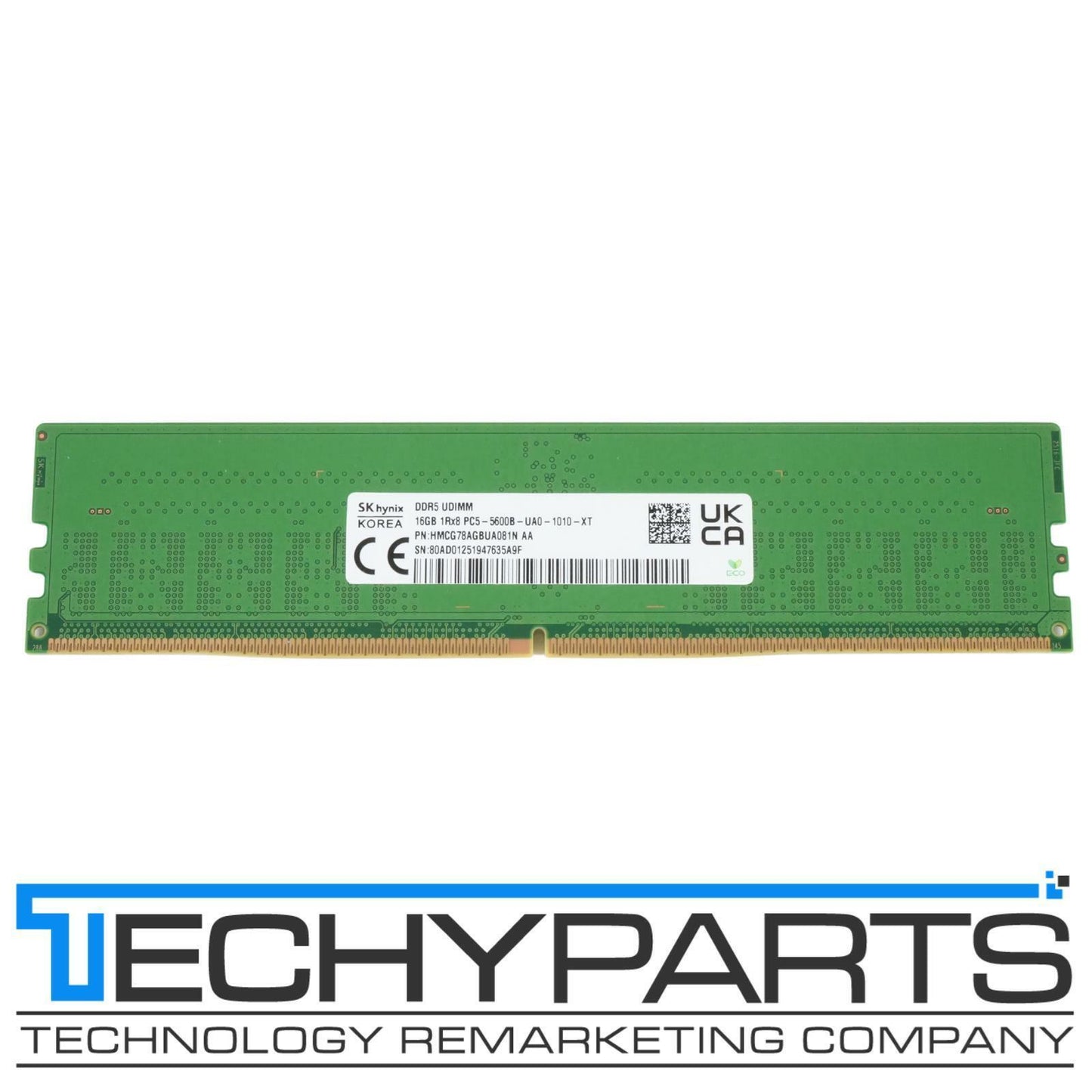 SK Hynix HMCG78AGBUA081N 16GB 1Rx8 DDR5-5600 PC5-44800 CL46 non-ECC UDIMM RAM