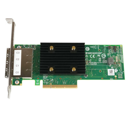 Broadcom LSI HBA 9500-16e SATA/SAS/NVMe 12Gb/s Tri-Mode PCIe 4.0 x8 05-50075-00