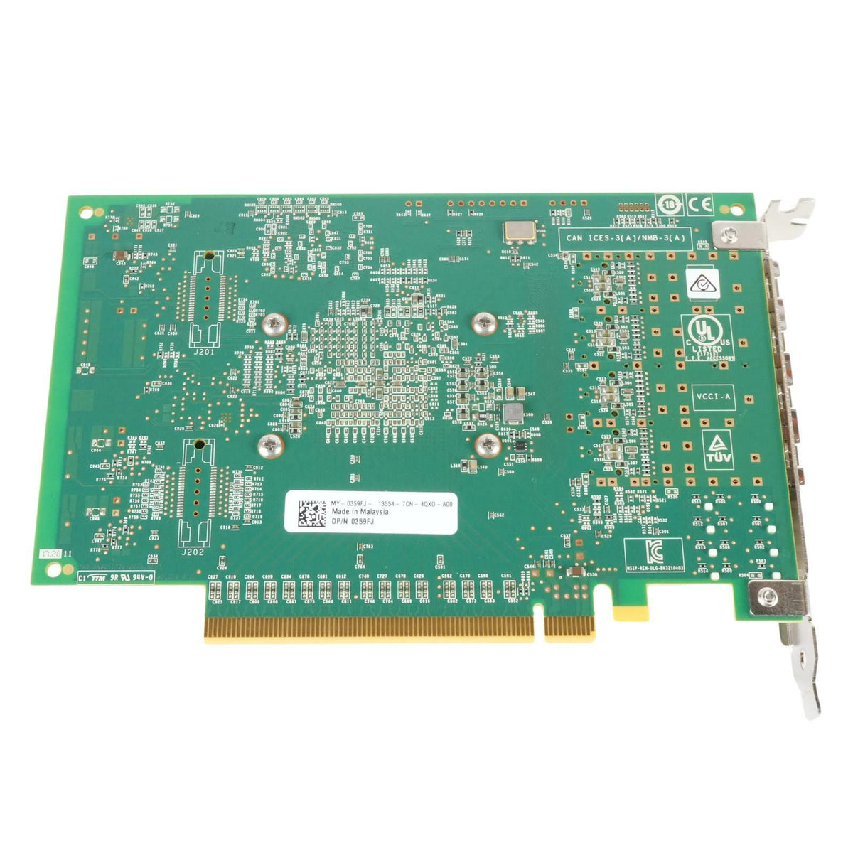 Dell 359FJ Qlogic QLE2764-T-DEL 32Gb/s Quad Port SFP+ Fibre Channel PCIe x16 HBA
