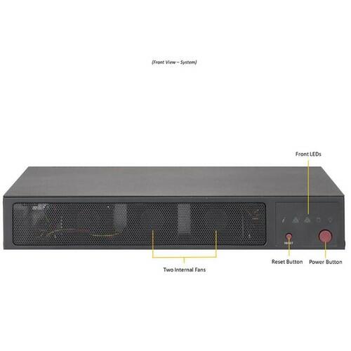 NEW Supermicro SYS-E300-12D-8CN6P X12SDV-8C-SP6F Xeon D-1736NT Mini-1U Server