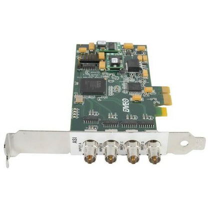 DVEO DVB Master Quad/I PCIe Mini 4-Channel DVB-ASI PCI-Express x1 Input Card FH