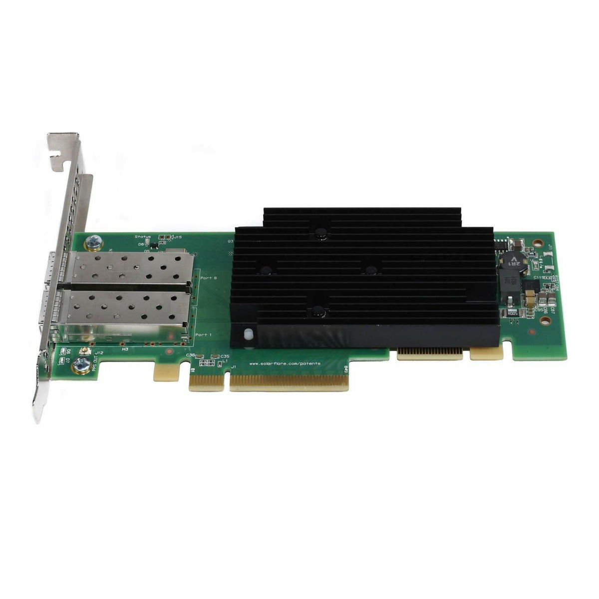 SolarFlare XtremeScale X2522-10G-PLUS Dual Port 10G SFP28 PCI-E 3.1 x8 NIC FH LP