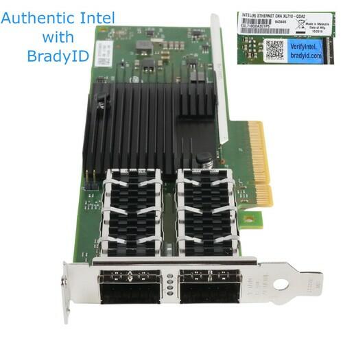 Intel EXL710QDA2G1P5 XL710-QDA2 2-Port 10/40GbE QSFP+ PCIe3 x8 Ethernet CNA LP