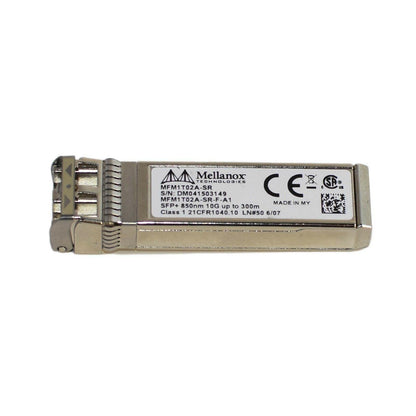Mellanox MFM1T02A-SR 10GBASE-SR/SW 10Gb/s Duplex SFP+ 850nm Fiber Transceiver