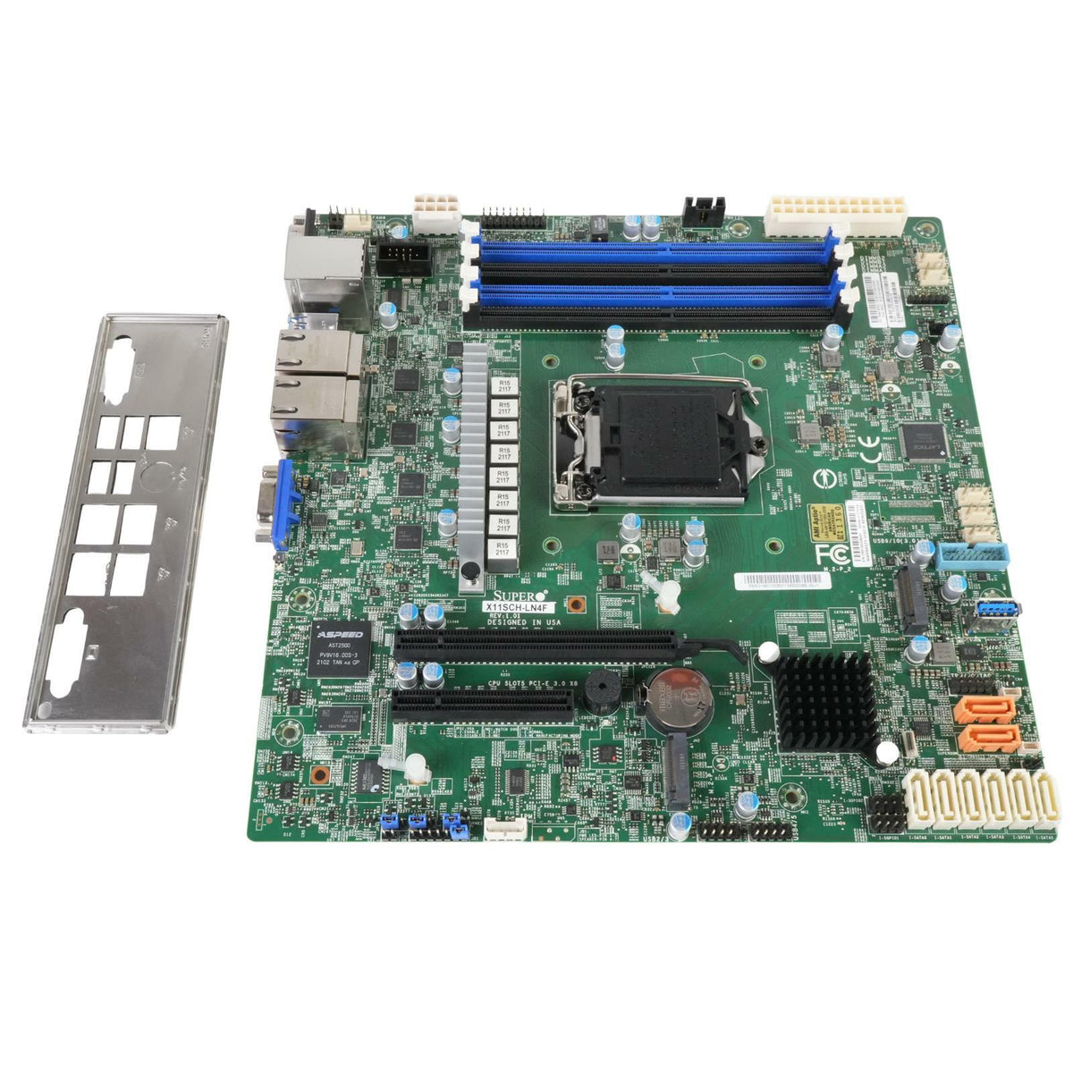 Supermicro X11SCH-LN4F Intel C246 Xeon 9th Gen LGA1151 DDR4 MicroATX Motherboard