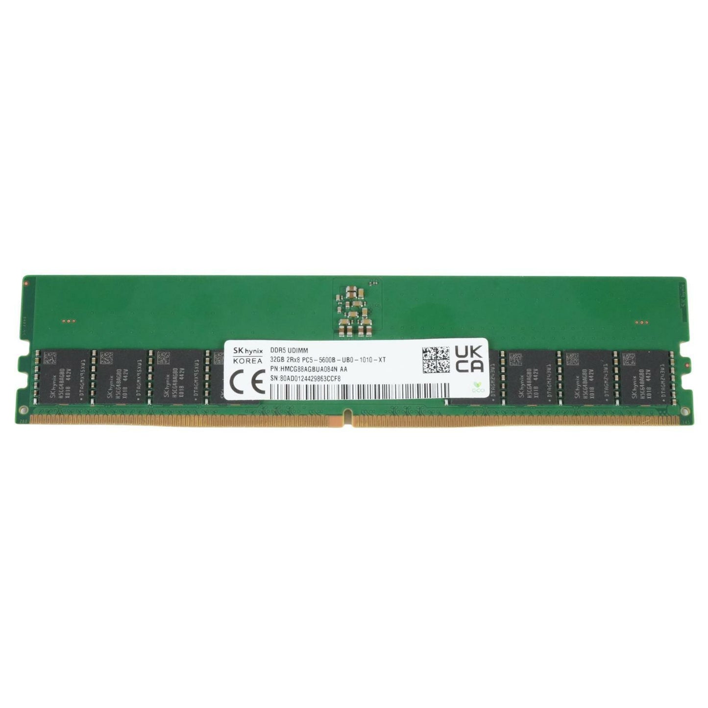 SK Hynix HMCG88AGBUA084N 32GB 2Rx8 DDR5-5600 PC5-44800 CL46 non-ECC UDIMM RAM