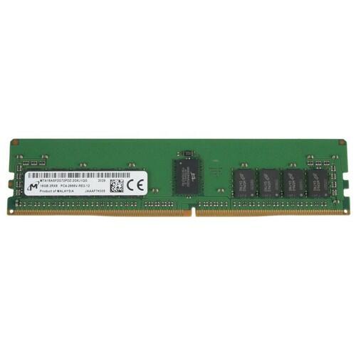 Micron 16GB 2Rx8 DDR4-2666 Reg ECC 1.2V 288-pin Server RAM MTA18ASF2G72PDZ-2G6J1