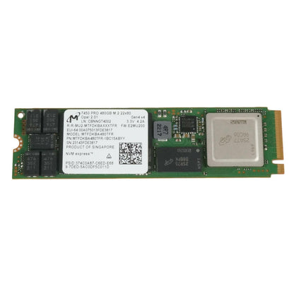 Micron 7450 Pro 480GB M.2 2280 NVMe PCIe Gen 4 SSD MTFDKBA480TFR-1BC15ABYY