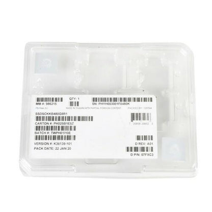 New Dell 7FXC3 Intel 480GB SSD D3-S4510 M.2 2280 SATA 6G TLC SSD SSDSCKKB480G8R