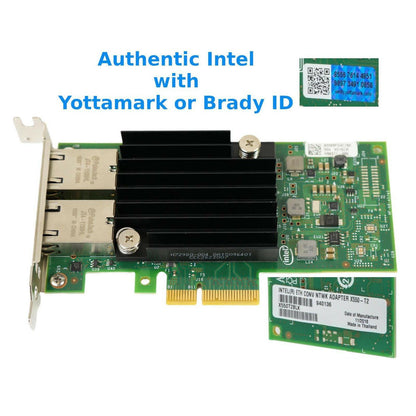 Intel X550-T2 2-Port 10Gb/s PCIe 3.0 x4 Ethernet Network Adapter X550T2BLK LP