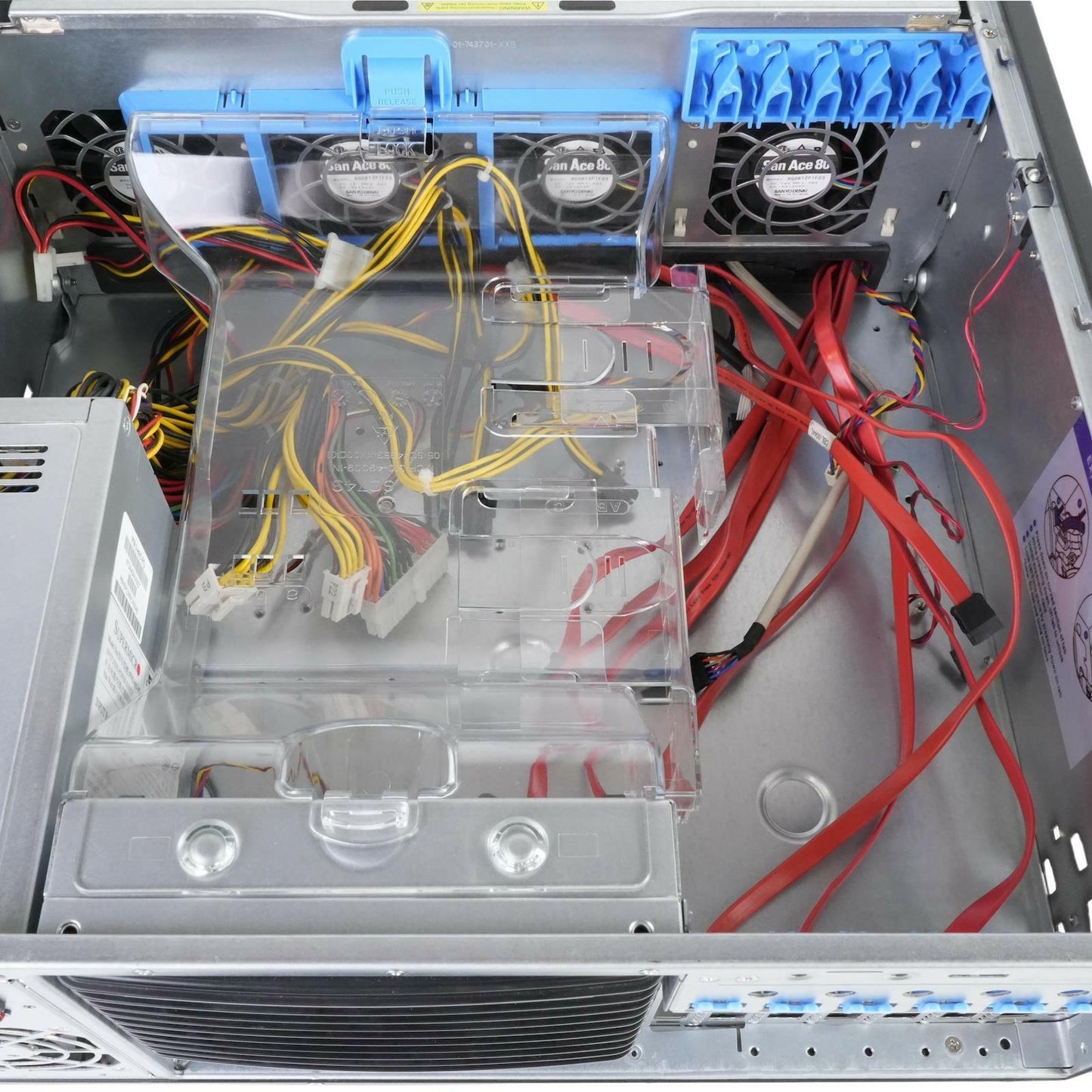 Supermicro CSE-743TQ-865B SuperChassis Black 4U Tower Server Case EATX 865W