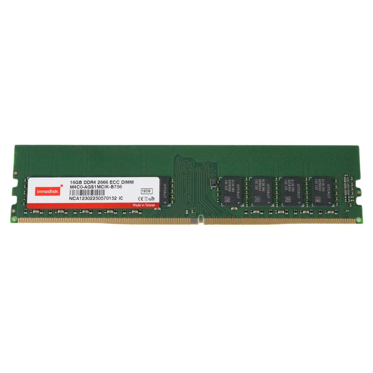 Innodisk M4C0-AGS1MCIK-B756 16GB 2Rx8 DDR4-2666 PC4-21300 ECC Unbuffered EUDIMM