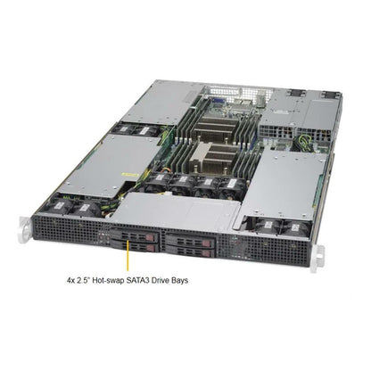 SUPERMICRO SYS-1028GR-TRT 2x Intel Xeon E5-2690v3 2.6GHz 32GB RAM 1U Server