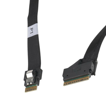 Supermicro CBL-SAST-1201F-100 Slimline SFF-8654 x8 to Slimline x4 90cm Cable