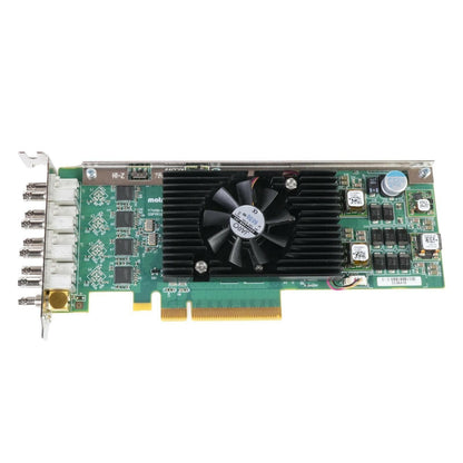Matrox DSXLE4L/8/100F DSX LE4 LP PCIe 2.0 x4 8-Ch SDI I/O Card with Frame Sync