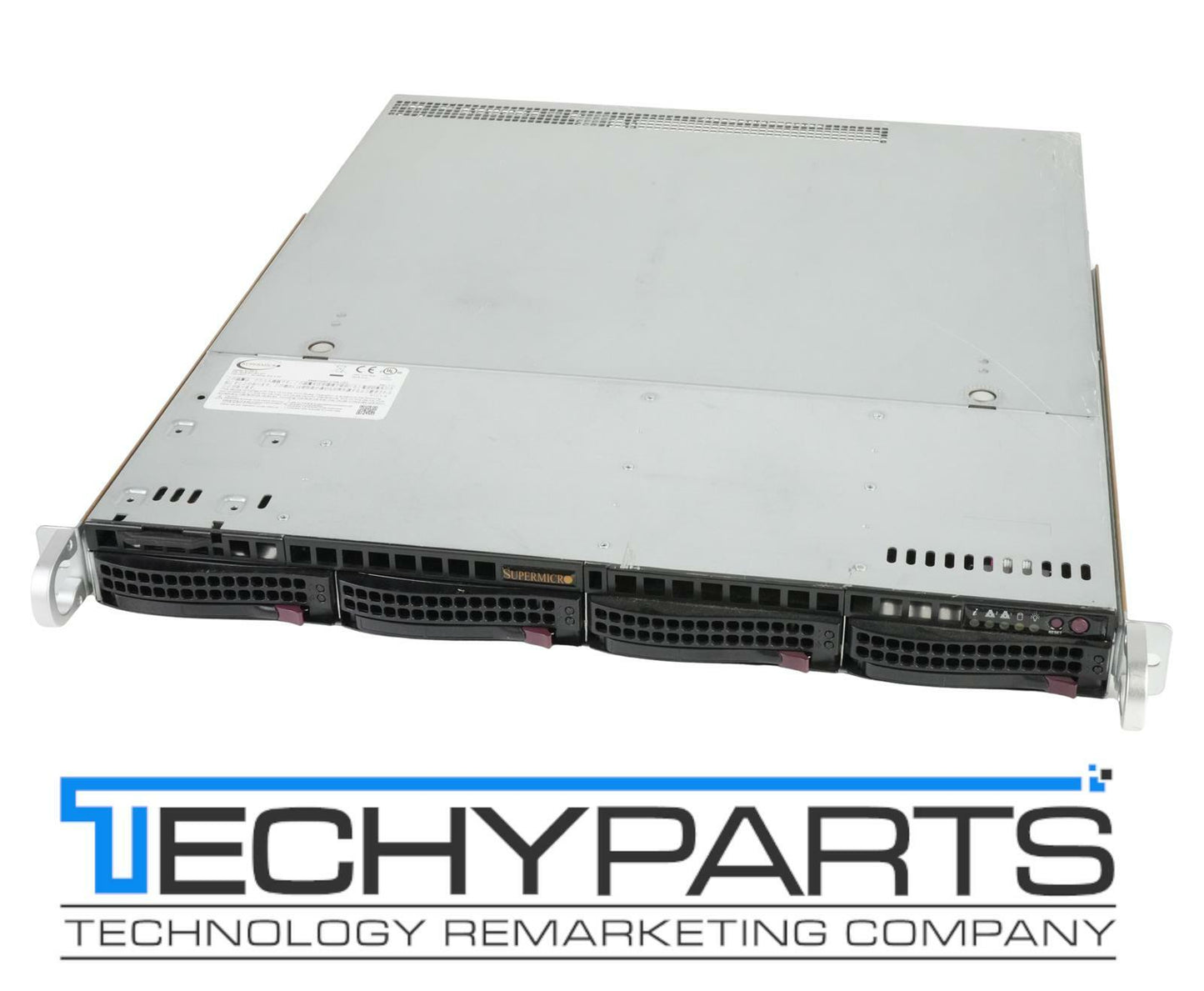 Supermicro CSE-813MF2TQC-505CB 500W PSU 4-Port HDD Backplane  1U Server Chassis