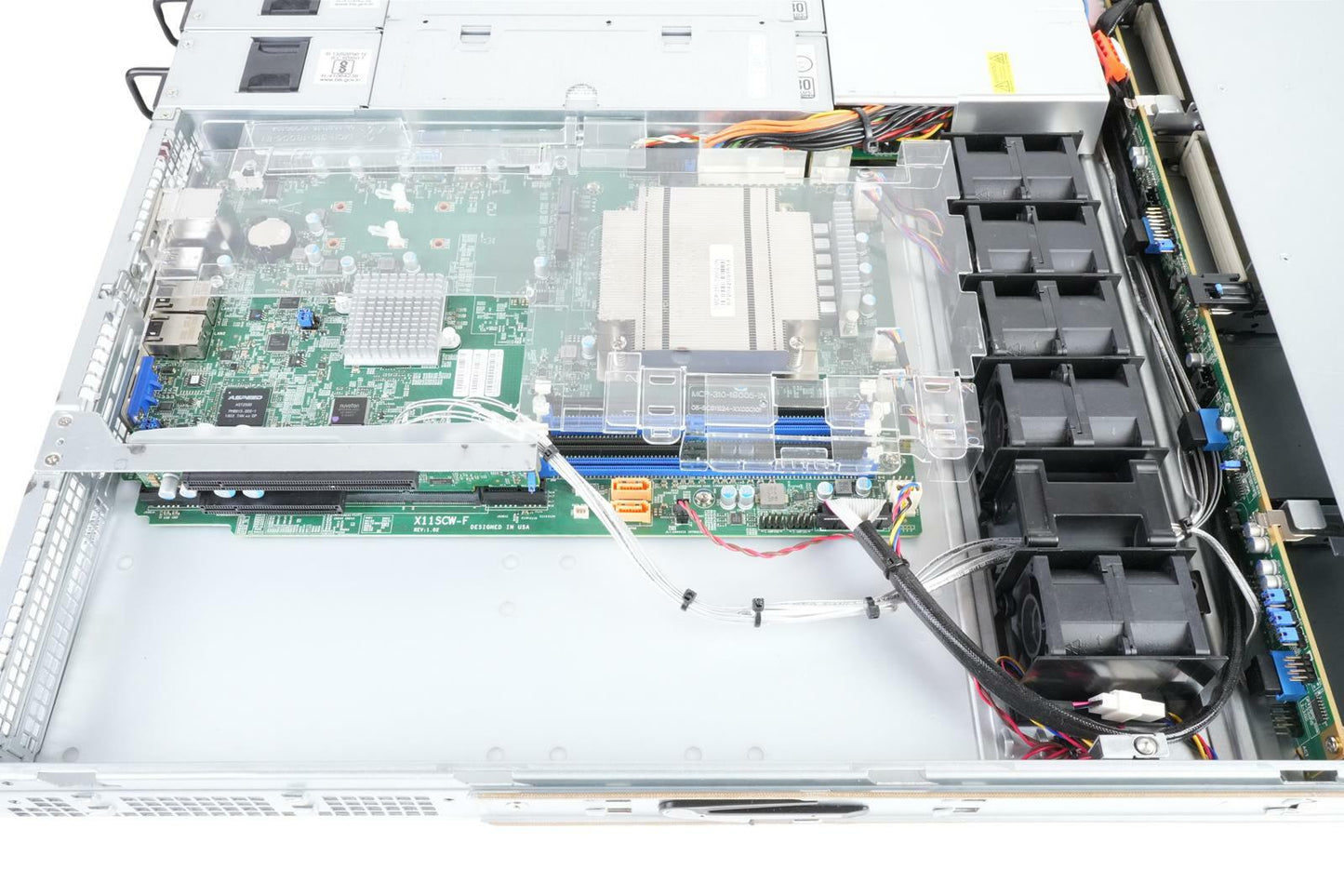 Supermicro SYS-5019C-WR X11SCW-F Intel Xeon E-2124 3.3GHz 0GB 4x 3.5" 1U Server