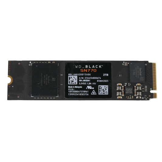 Western Digital WD_BLACK SN770 2TB NVMe PCIe Gen 4.0 x4 M.2 2280 SSD WDS200T3X0E
