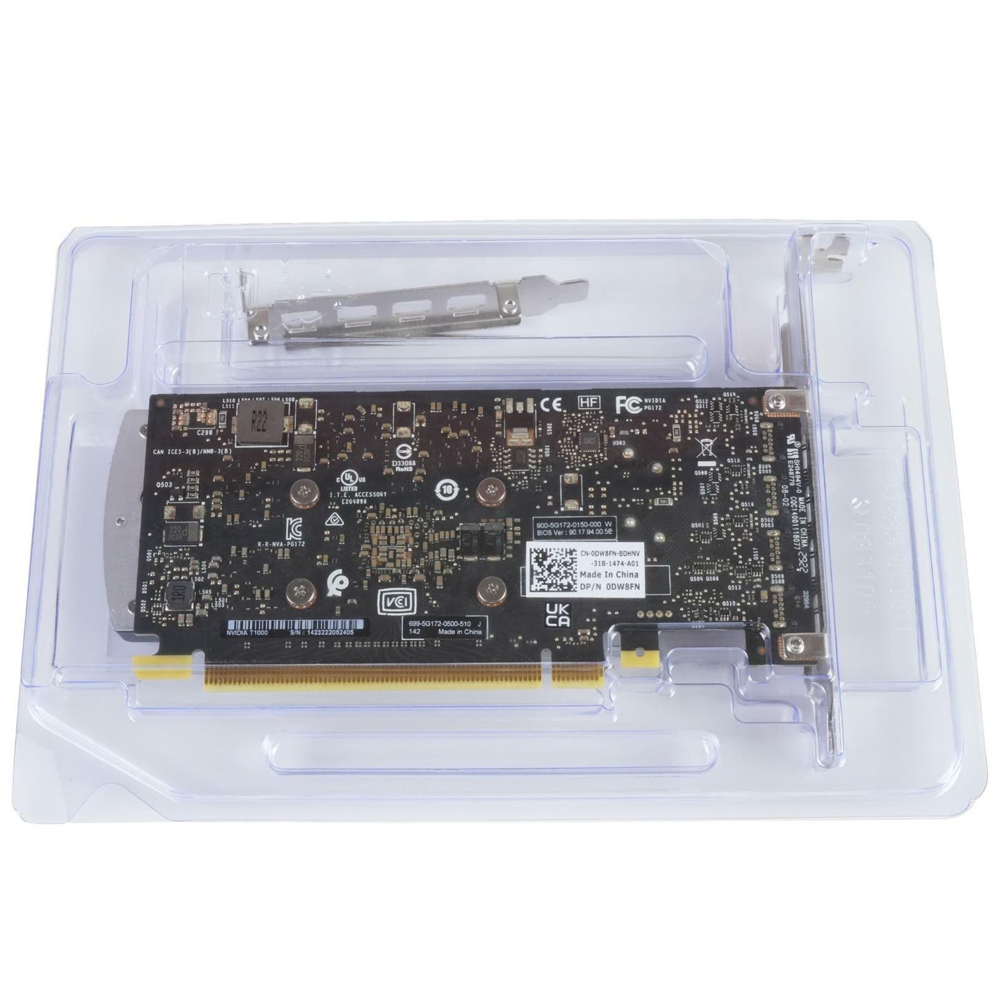 Dell DW8FN NVIDIA Quadro T1000 4GB GDDR6 Mini-DP PCI-E 3.0 x16 Graphic Card