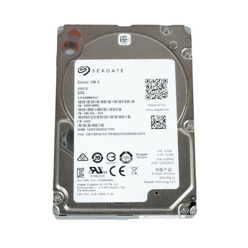 Seagate Savvio 10K.6 ST600MM0026 600GB 10K 2.5" SAS 6GB/s SED HDD 9WL066-003