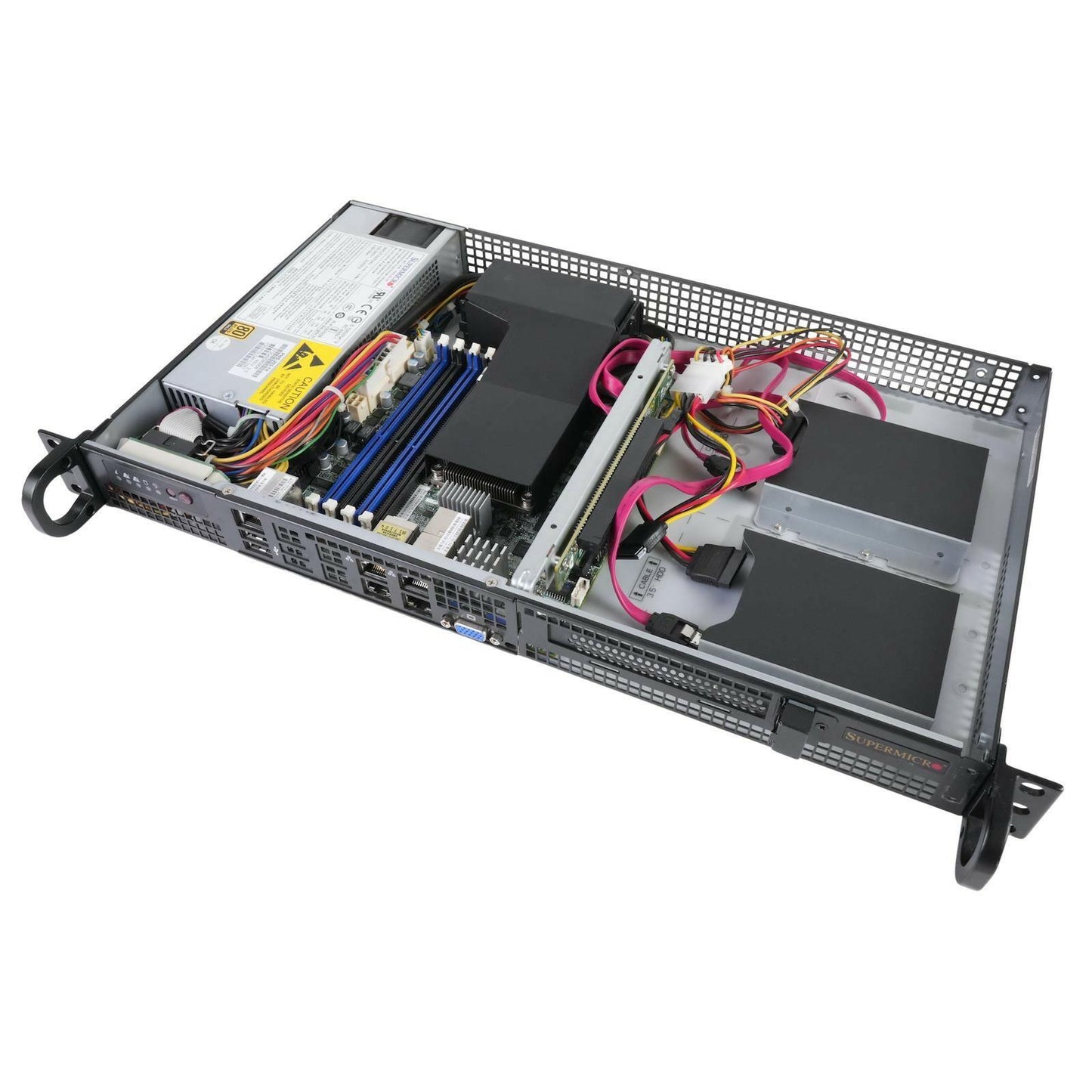 Supermicro SYS-5018D-FN4T X10SDV-8C-TLN4F Xeon D-1541 2x 2.5" bay 1U Server CTO