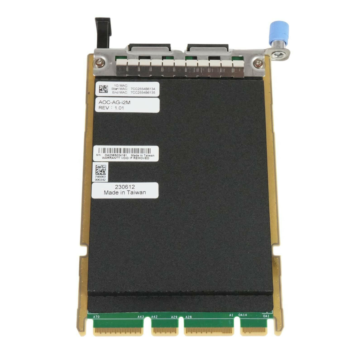 Supermicro AOC-AG-i2M Advanced I/O Module AIOM 2-port 1GbE RJ45 Intel i350 NIC