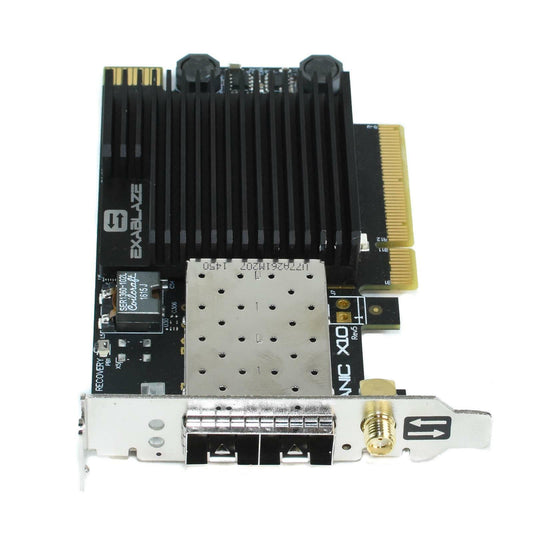 Exablaze ExaNIC X10 Dual-Port Ultra Low Latency 10GbE PCI-E 3.0 NIC FPGA SFF